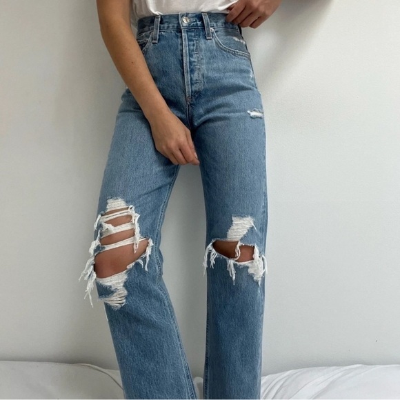 AGOLDE Ripped Jeans 25 - Picture 1 of 10